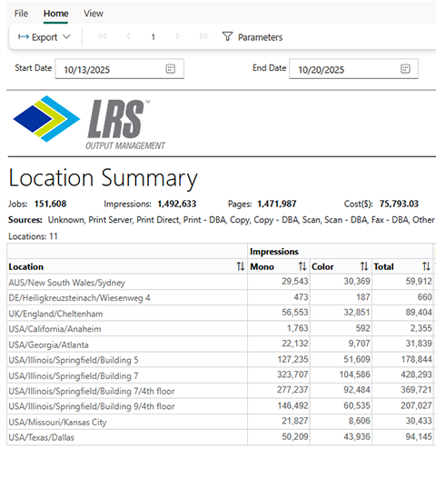 Print Auditing and Reporting